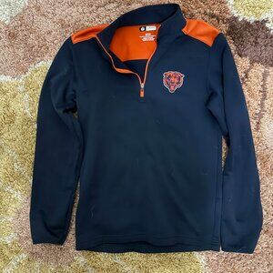 Chicago Bears quarter zip sweatshirt